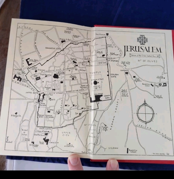 Vintage In The Steps Of The Master, H.V. Morton, 1934 Hardcover Book - Picture 7 of 9